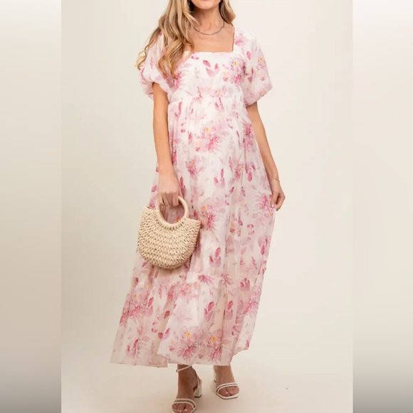 Baltic Born pink Floral Maxi Dress - Picture 3 of 8
